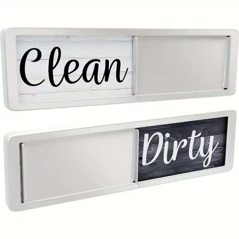 Universal Clean Dirty Dishwasher Magnet Sign Kitchen Organization Helper
