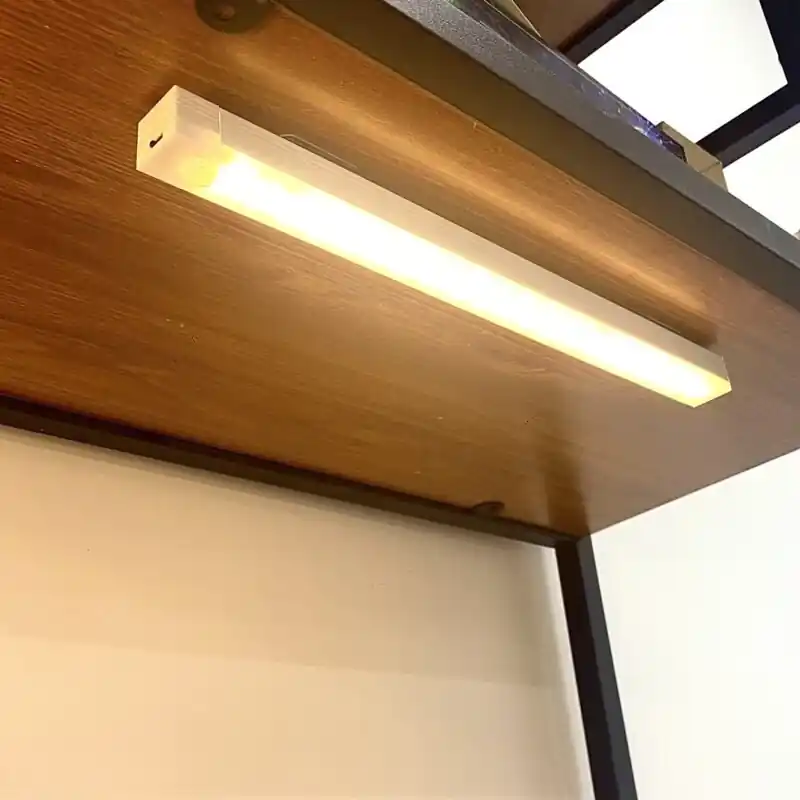 Usb Rechargeable Motion Sensor Led Light For Closets Cabinets Night Use