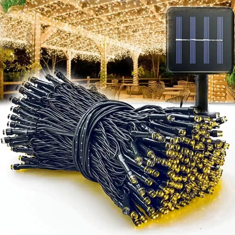 39ft Waterproof Led Solar String Lights Outdoor Christmas Halloween Decor