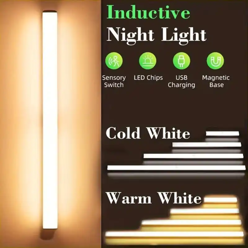 Rechargeable Wireless Motion Sensor Led Light Bar For Home Lighting