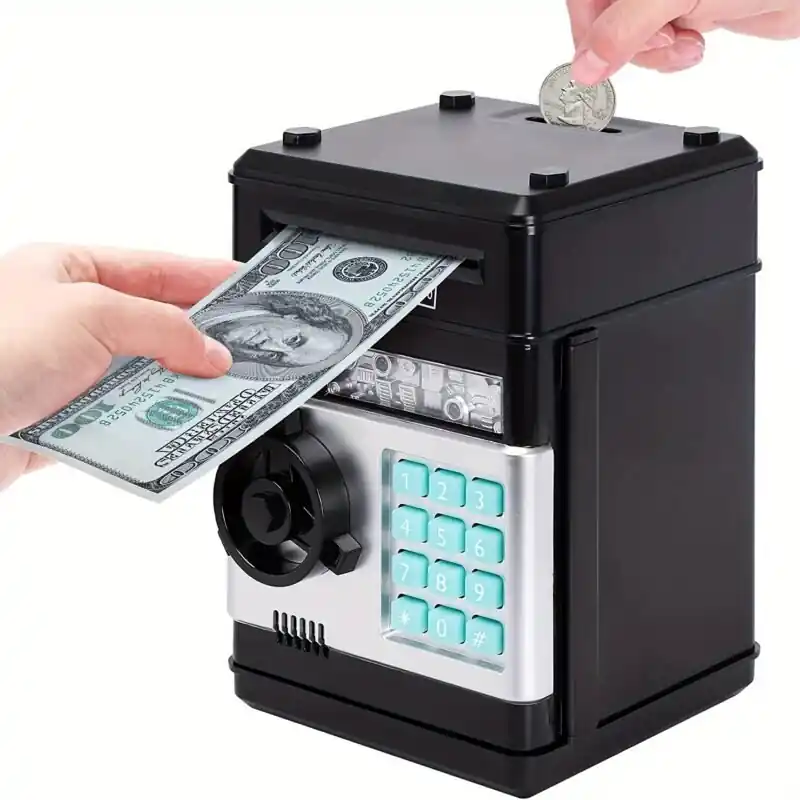 Kids Electronic Piggy Bank With Password Atm Savings Perfect Gift