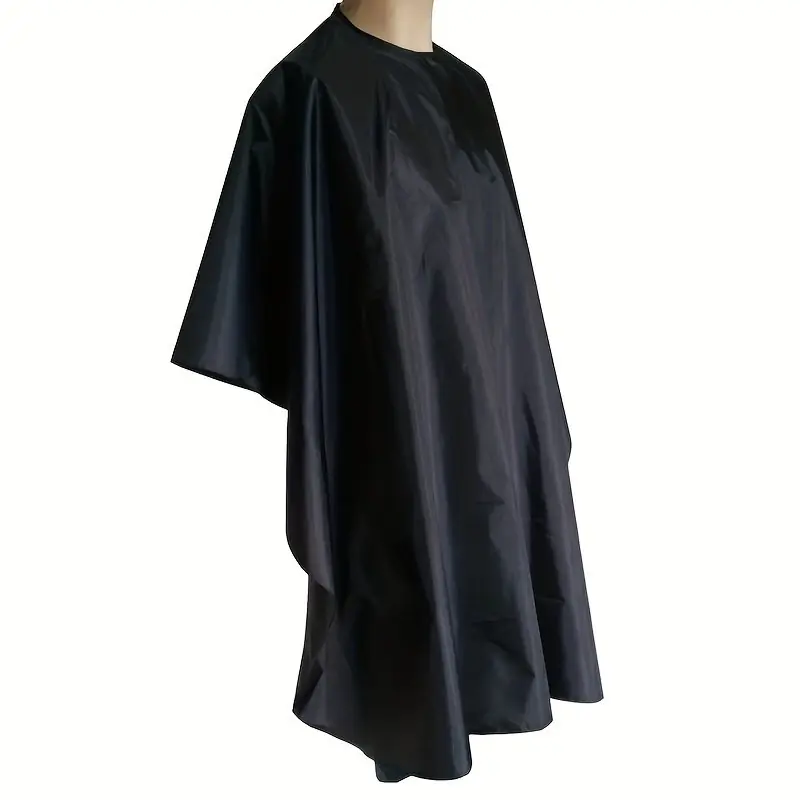 Professional Black Hairdressing Apron For Adults Hair Salon Dyeing