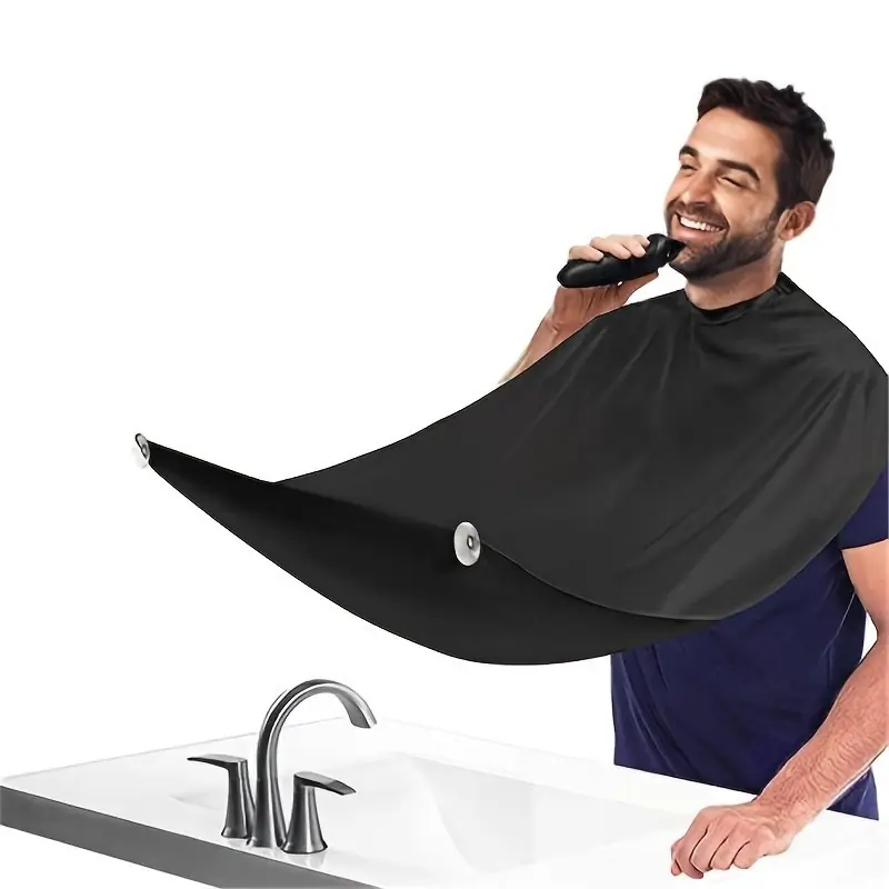 Beard Bib Apron Mens Shaving Grooming Hair Catcher