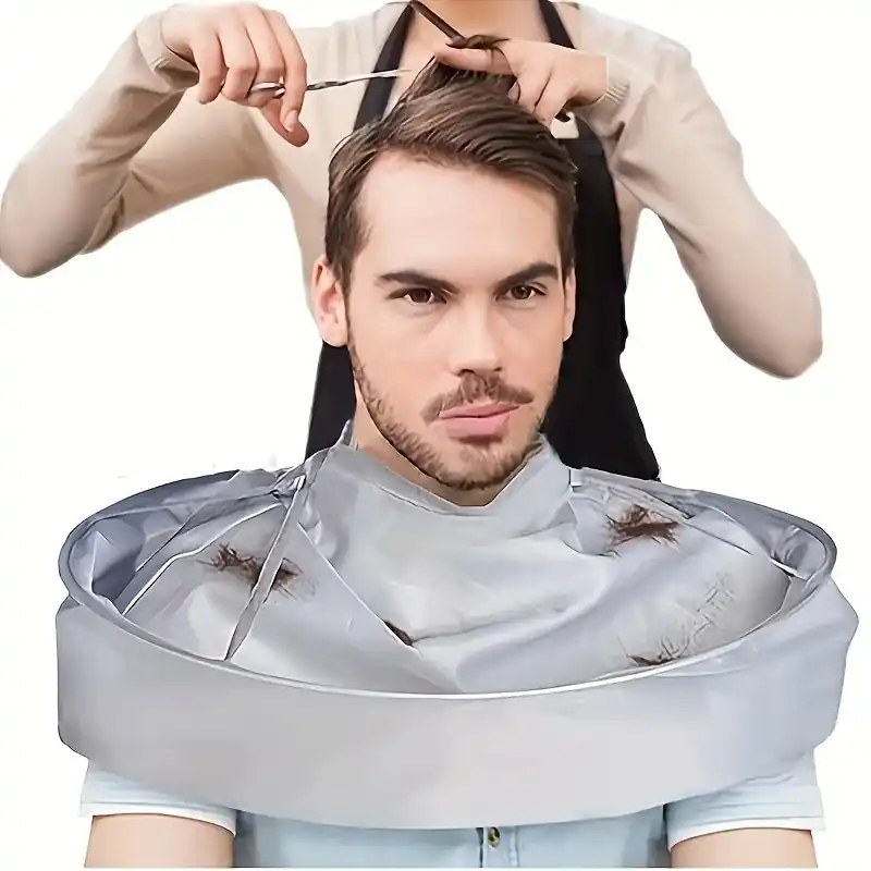 Unisex Waterproof Reusable Hair Cutting Cape Foldable Adult Barber Apron