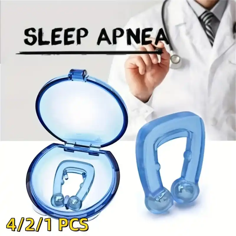 Magnetic Anti Snoring Nose Clips Stop Snoring Improve Sleep 124pcs