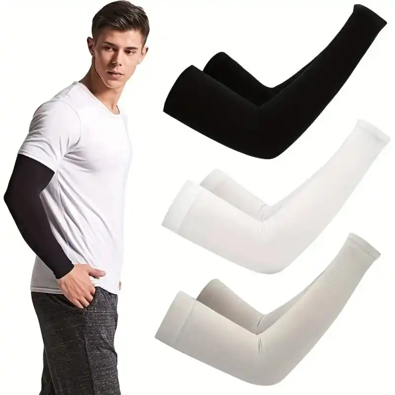 Uv Protection Cooling Arm Sleeves For Men Women Golf Cycling Running
