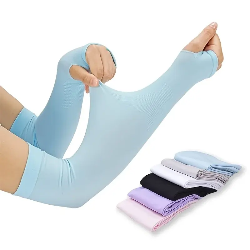 Uv Protection Compression Arm Sleeves Stay Cool Shielded In Sun