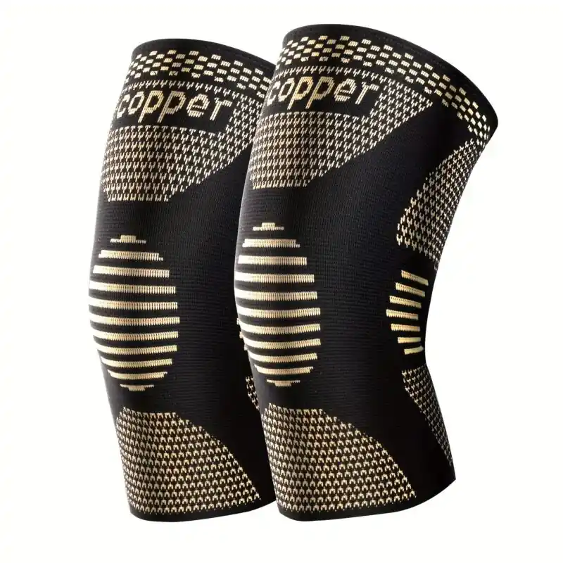 Copper Knee Braces Compression Sleeves For Meniscus Acl Arthritis Relief