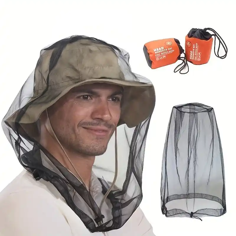 Extralarge Mosquito Head Net Ultra Fine Mesh Bug Shield