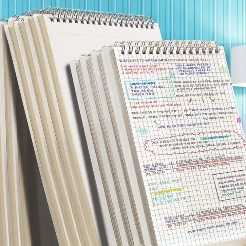 Fantasy Minimalist Notebook A5b5 Gridlined Thicker Pages