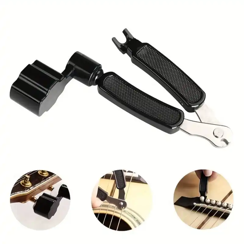 3in1 Guitar String Changer Winder Cutter Pin Puller Tool