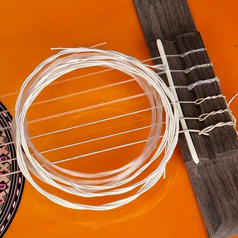 6pcs Nylon Silver Guitar Strings Set For Classical Guitar