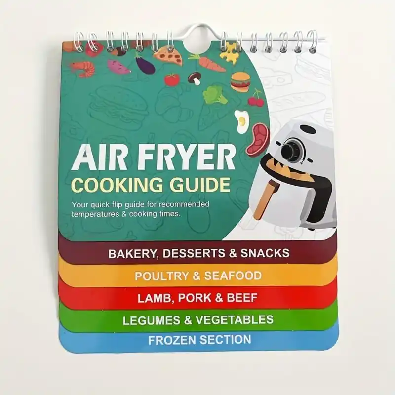 Air Fryer Cheat Sheet Magnet Set Cooking Times Temp Guide
