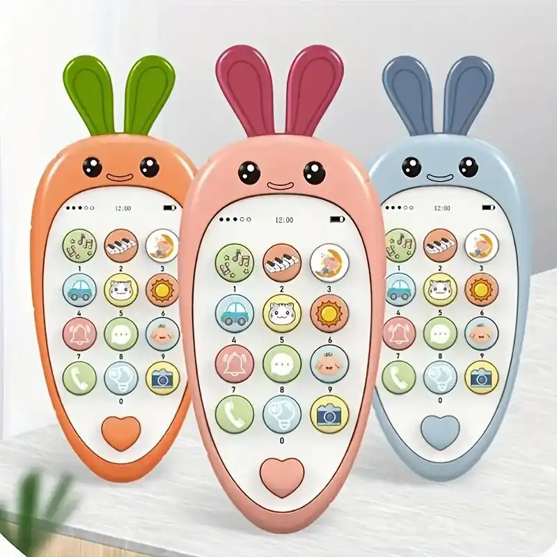 Bilingual Musical Baby Phone Teether Perfect Educational Holiday Gift For Toddlers