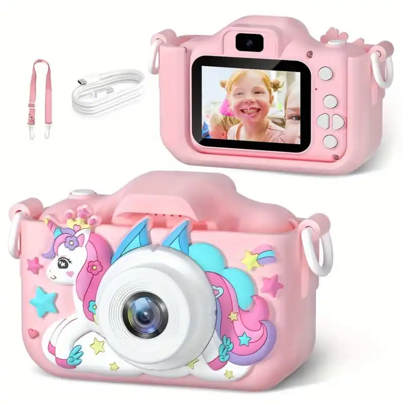Kids Unicorn Hd Camera 32gb Usb Charging Ideal Gift Ages 312