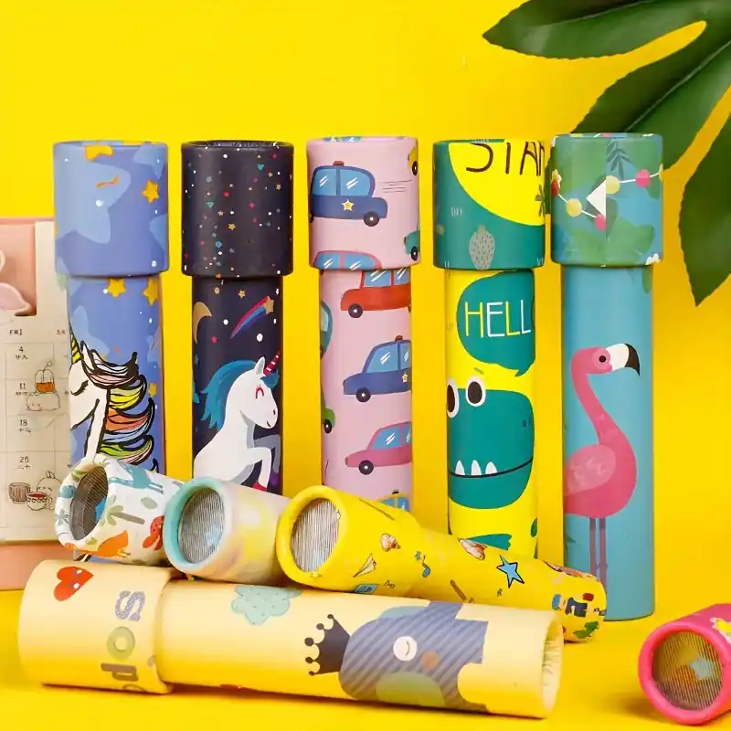 Enchanting Rotating Kaleidoscope Toys Educational Fun Ideal Gifts 612pcs