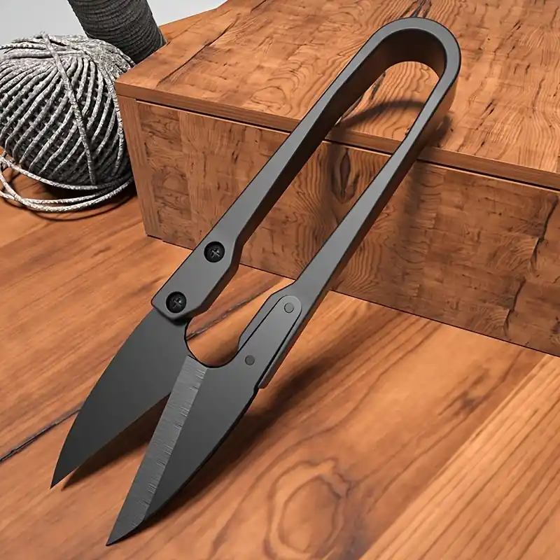 Carbon Steel Sewing Scissors U Shape Clippers For Diy Crafts