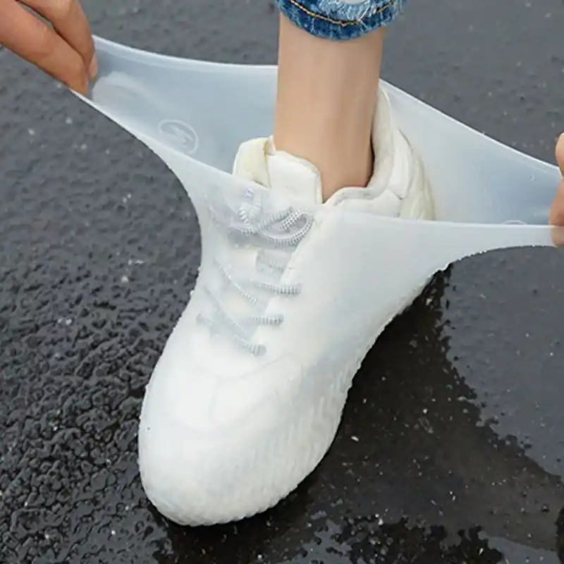 Reusable Nonslip Silicone Waterproof Rain Boot Covers For Outdoor Use