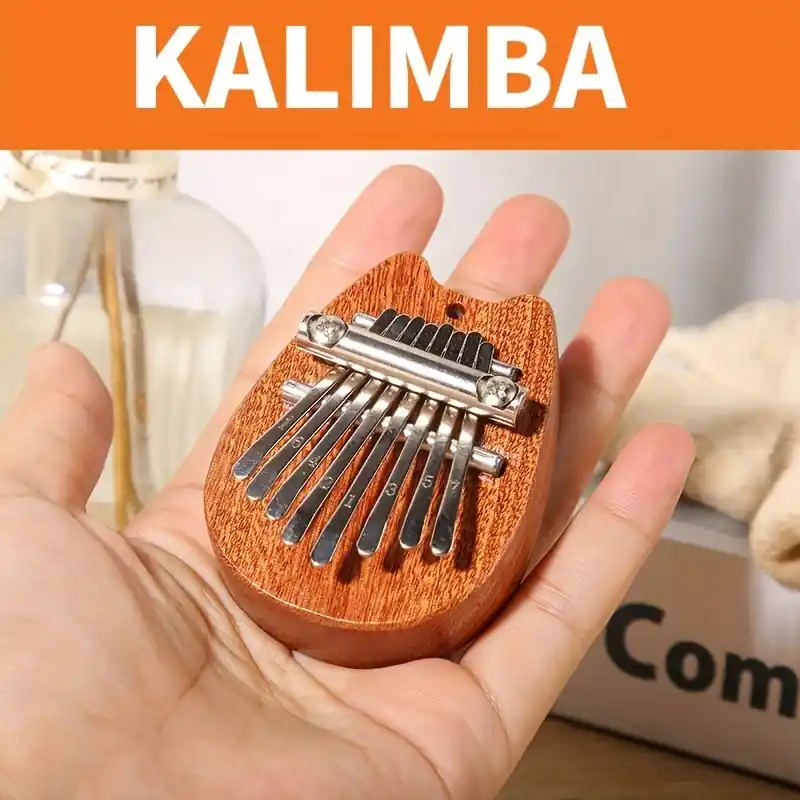 8key Mini Wooden Kalimba Thumb Piano Perfect Gift