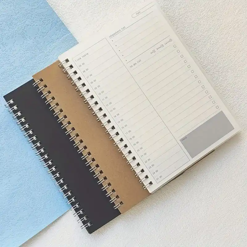 Daily Selfcare Productivity Planner 100 Pages Twinring Binding 53×75