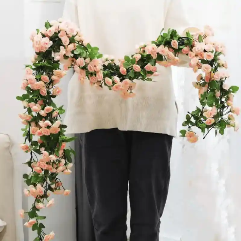 Artificial Peony Flower Vine Wedding Bedroom Holiday Garden Decor