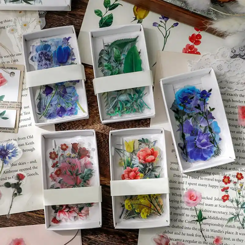 40pcs Limited Edition Botanical Stickers Set For Journals Planners
