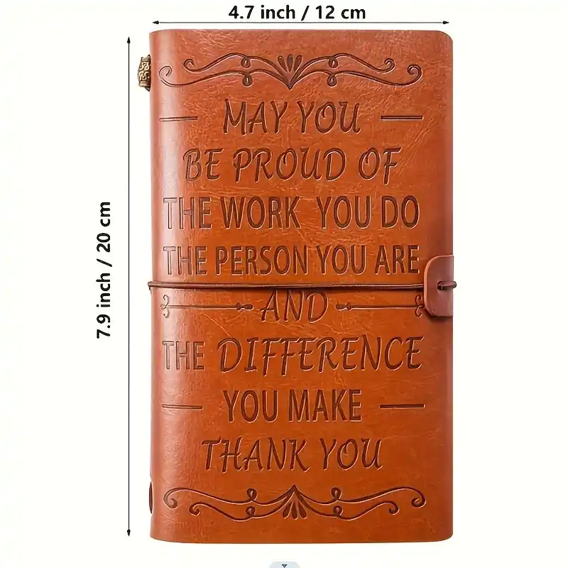 Leather Journal Versatile Elegant Ideal For Professionals Students Gifts