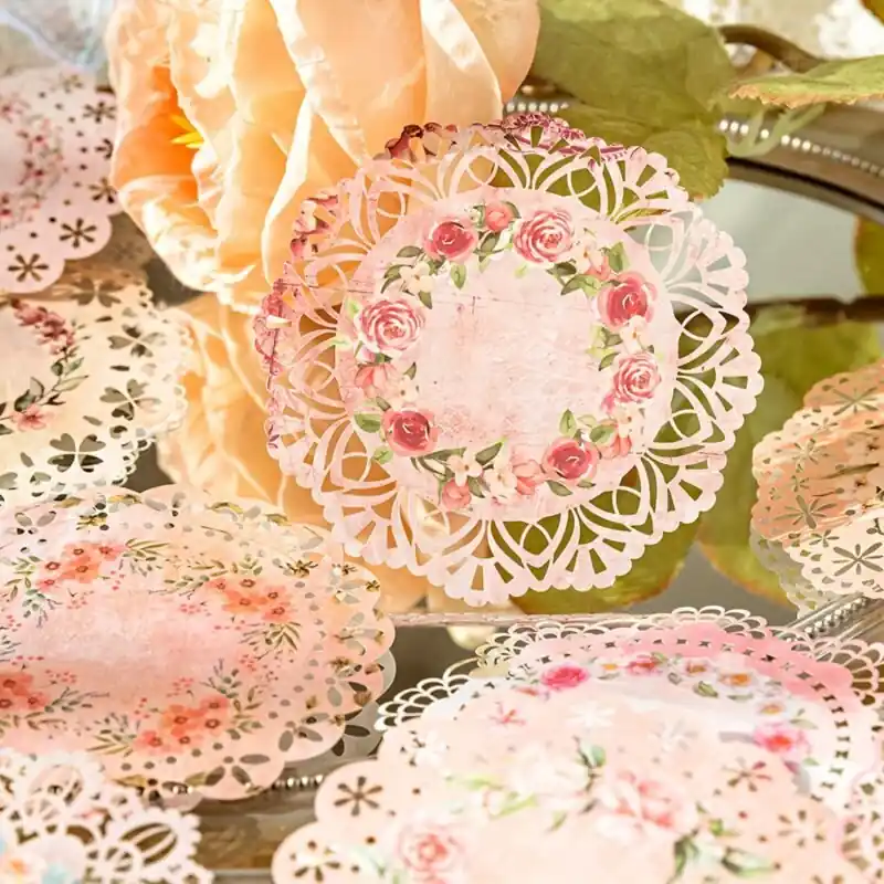 Retro Lace Paper Pack 10 Sheets For Scrapbooking Diy Crafts
