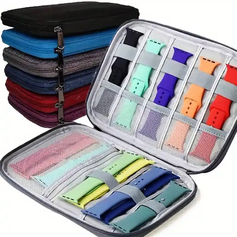Portable Apple Watch Strap Organizer Case Travel Storage Bag Giftready