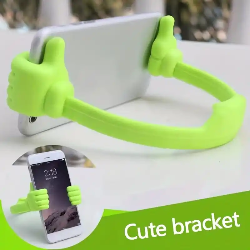Adjustable Thumb Mobile Phone Holder Cute Portable Desktop Stand