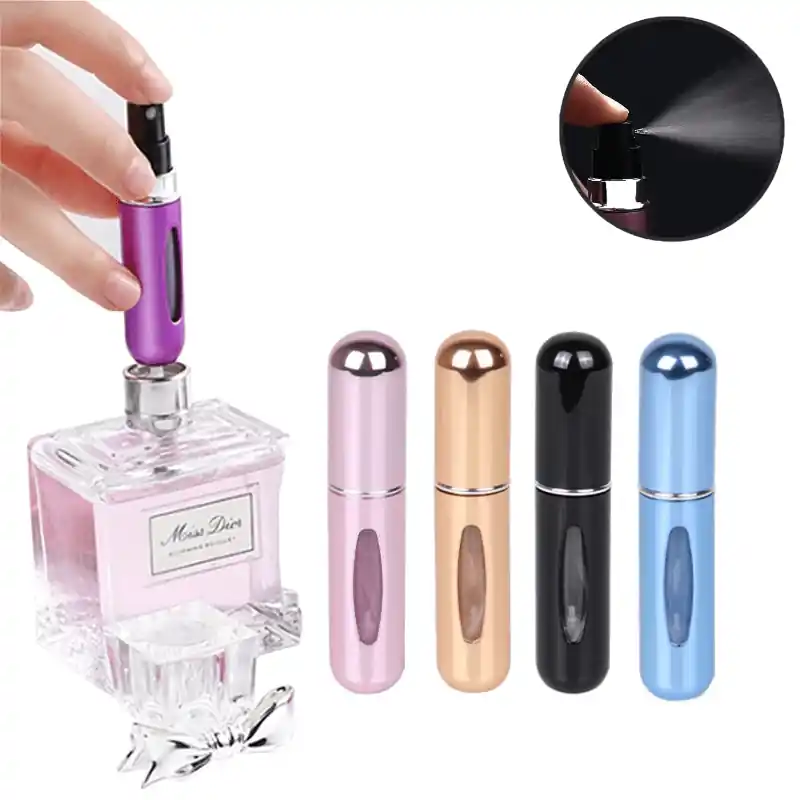 Ultra Light Travel Perfume Dispenser Portable Cosmetic Storage Bottle
