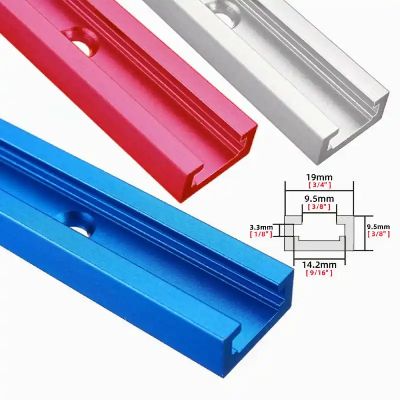 Heavyduty Aluminium Tslot Miter Track For Woodworking Diy Projects