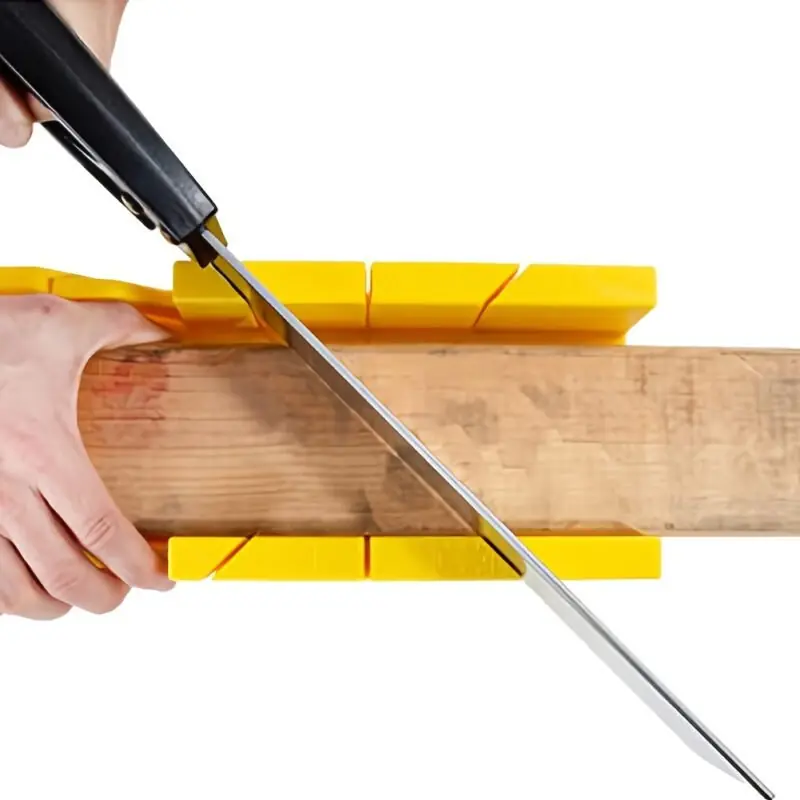Adjustable Woodworking Miter Saw Box 2254590 Degree Angle Cutting Tool