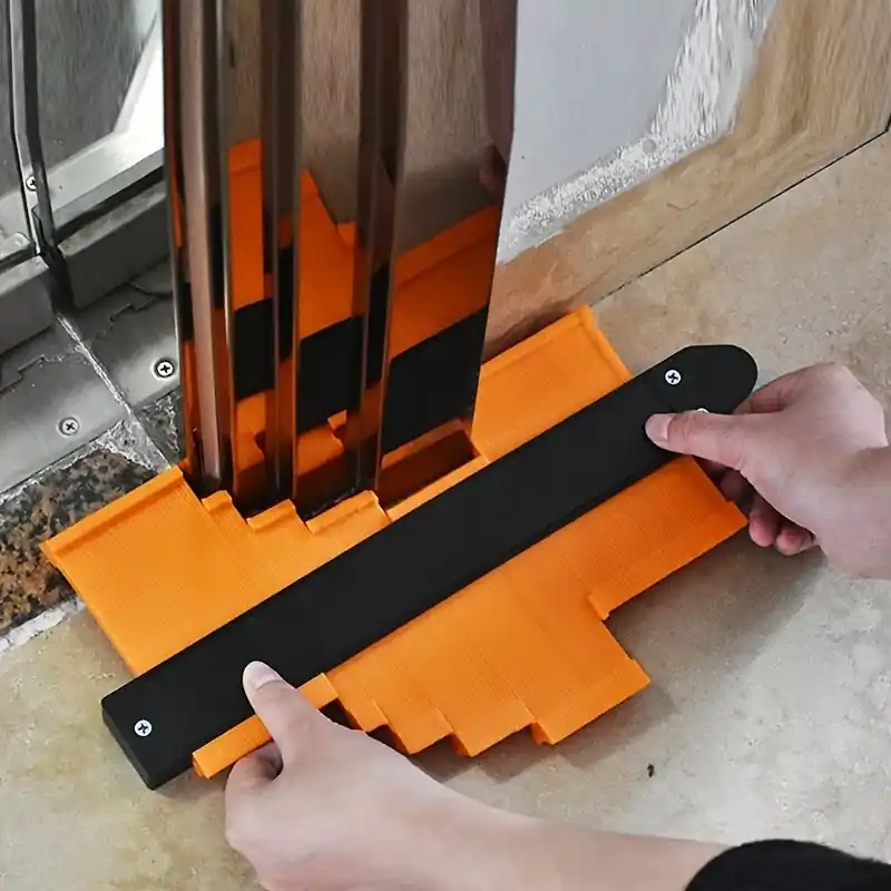 Dualsize Contour Gauge With Lock Precision Tool For Woodworking Construction