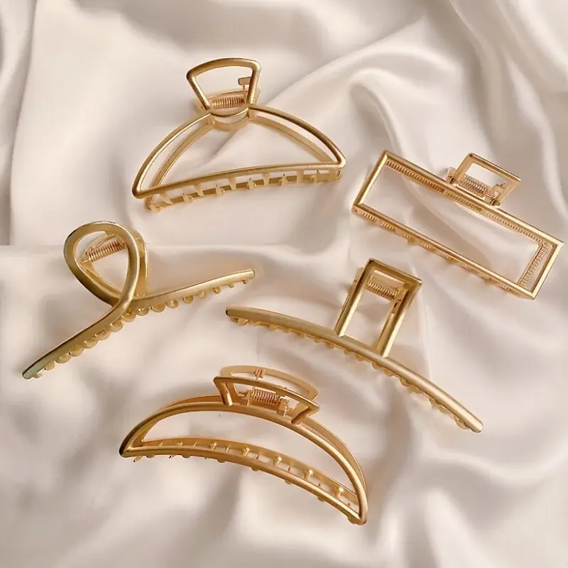 Elegant Durable Metal Hair Claw Clip Daily Womens Hair Styling