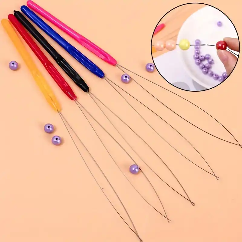 Diy Cross Stitch Set Stainless Steel Beading Needle Embroidery Cloth Tools