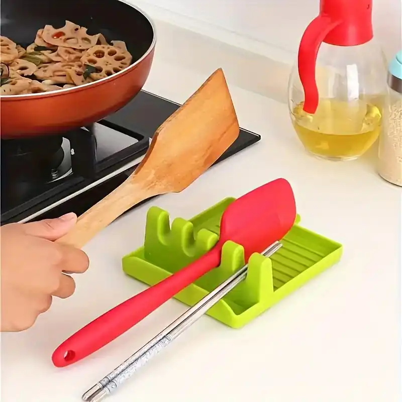 Versatile Kitchen Spatula Spoon Holder Pot Lid Rv Storage Rack