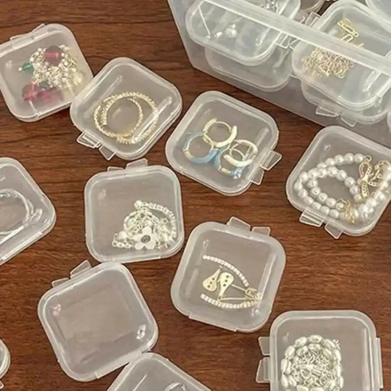 10pcs Secure Earring Storage Box Ideal Jewelry Organizer For Travel