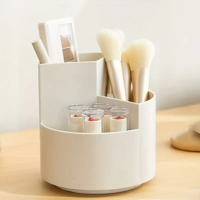 3compartment Makeup Brush Holder Cosmetic Organizer Ideal Gift