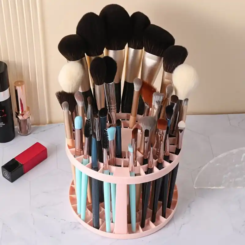 1pc Portable Makeup Brush Holder Organize Display Cosmetics Effortlessly