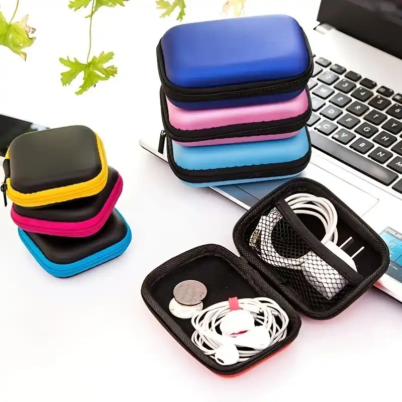 Portable Usb Cable Electronics Organizer Versatile Zipper Storage Bag For Accessories