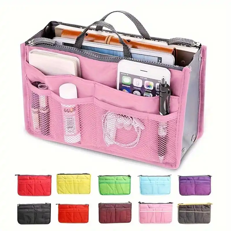 Durable Polyester Travel Bag Portable Multipocket Organizer For Easy Storage