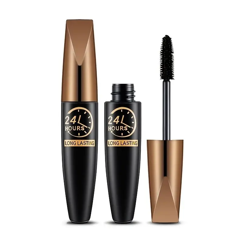 8d Volume Curl Waterproof Mascara Longlasting Black Silk Fiber