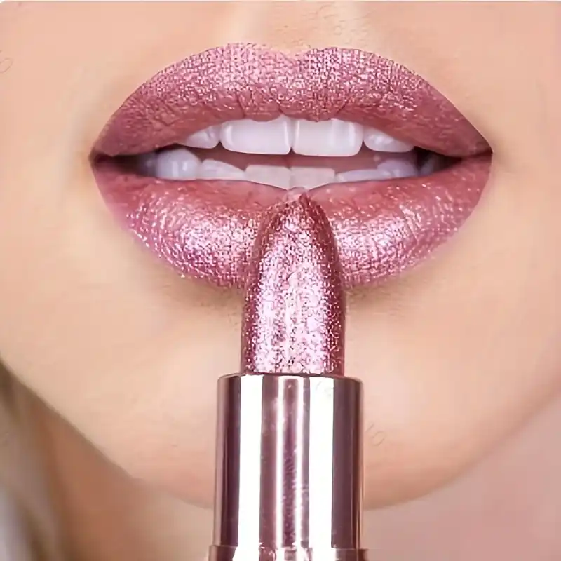 1pc Waterproof Glitter Lip Gloss Soft Shiny Longlasting Makeup