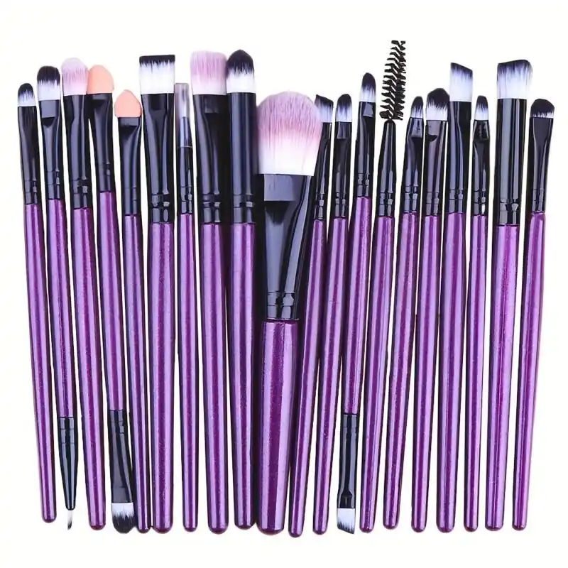 20piece Eye Makeup Brush Set Ideal For Flawless Application