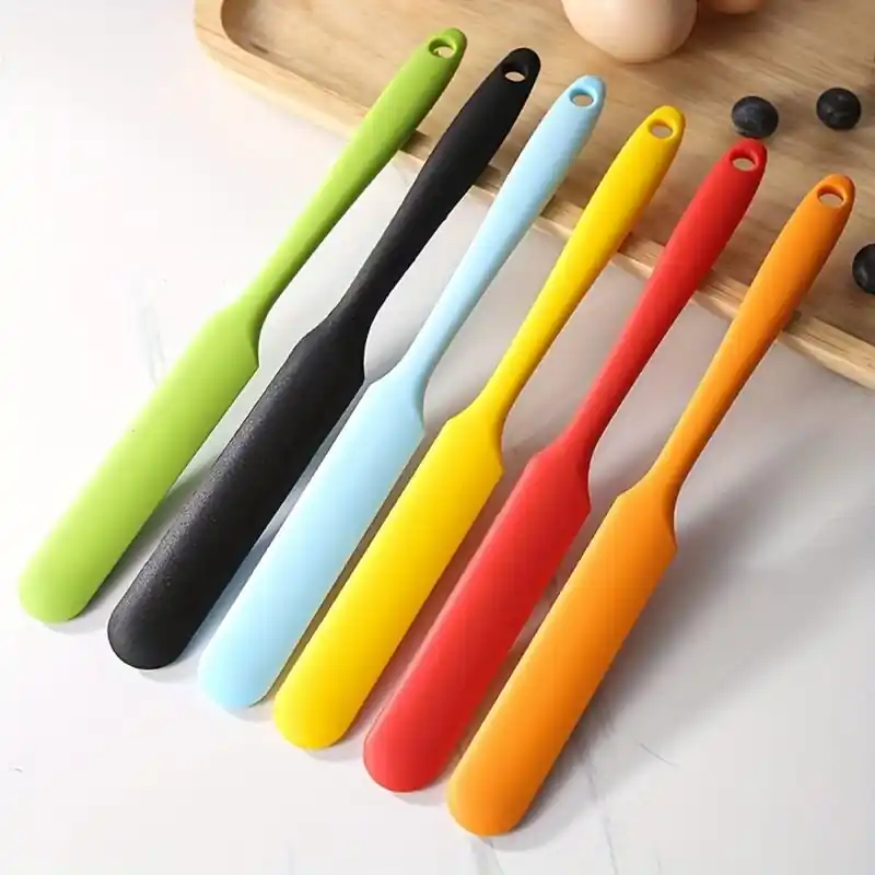 Heat Resistant Food Grade Silicone Jar Spatula Nonstick Baking Tool