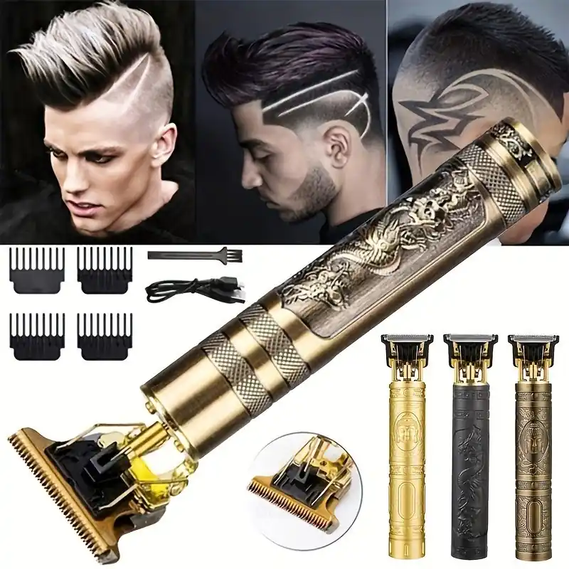 Precision Cordless Hair Trimmer Usb Rechargeable Professional Grooming Ideal Mens Gift