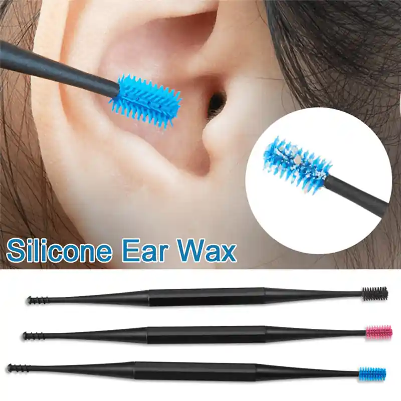 Instant Ear Wax Removal Soft Silicone Doubleended Earpick Tool