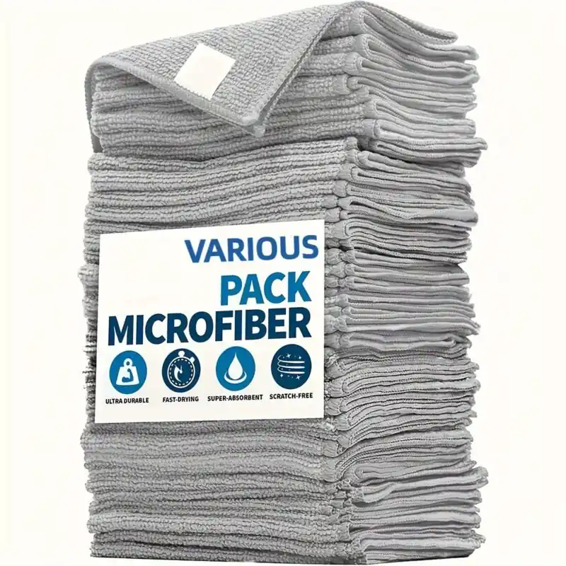 Ultraabsorbent Quick Dry Microfiber Car Towel Set 6 Pack