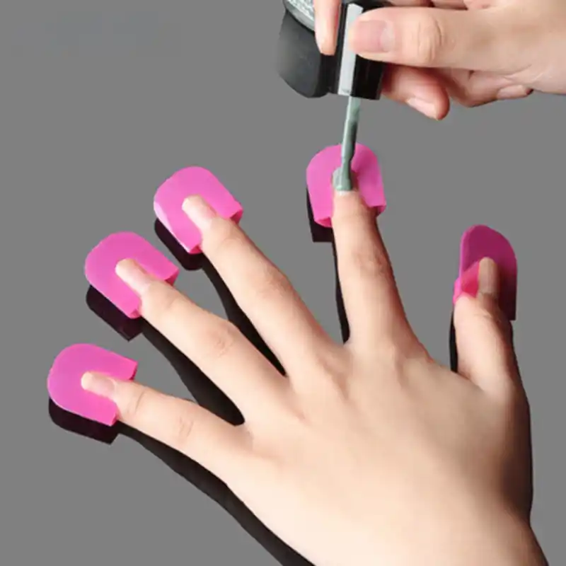 26 Pcs Ushape Nail Polish Spill Proof Protector 10 Sizes